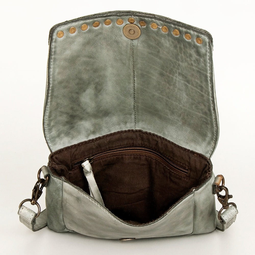Never Mind Nmbgm123C Cross Body I Vintage Handmade Genuine Cowhide Leather Women Bag Western Handbag Purse
