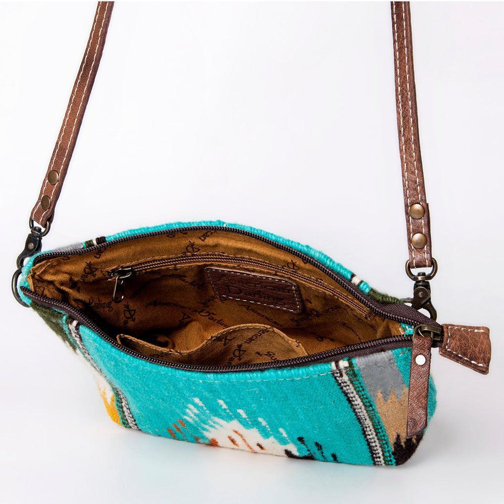 American Darling Cross Body Saddle Blanket Genuine Leather women bag western handbag purse