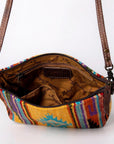 American Darling Cross Body Saddle Blanket Genuine Leather women bag western handbag purse