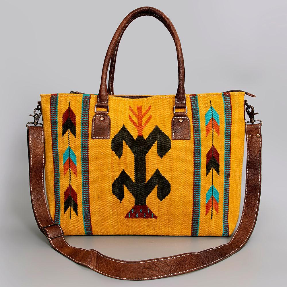American Darling Tote Saddle Blanket Genuine Leather women bag western handbag purse