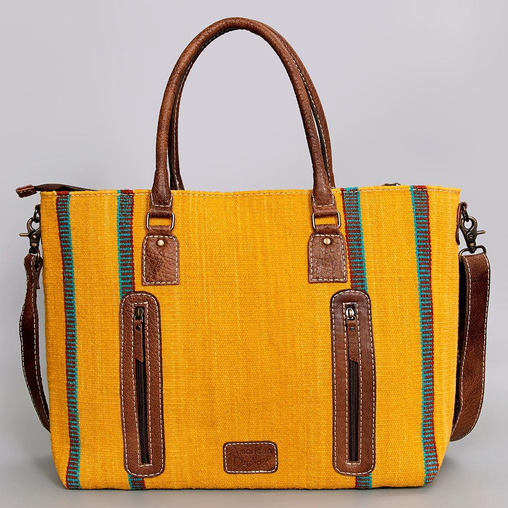 American Darling Tote Saddle Blanket Genuine Leather women bag western handbag purse