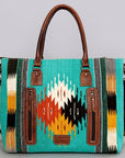 American Darling Tote Saddle Blanket Genuine Leather women bag western handbag purse