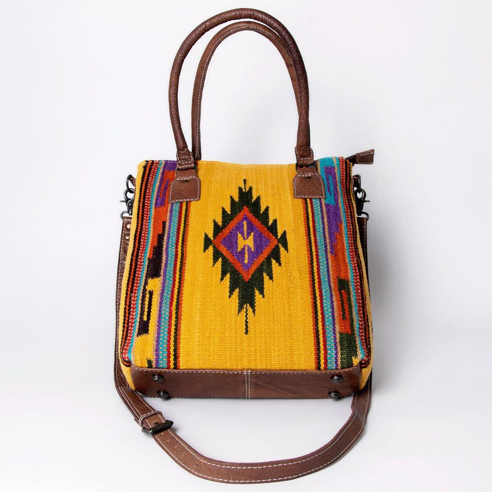 American Darling Tote Saddle Blanket Genuine Leather women bag western handbag purse