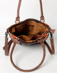 American Darling Tote Saddle Blanket Genuine Leather women bag western handbag purse