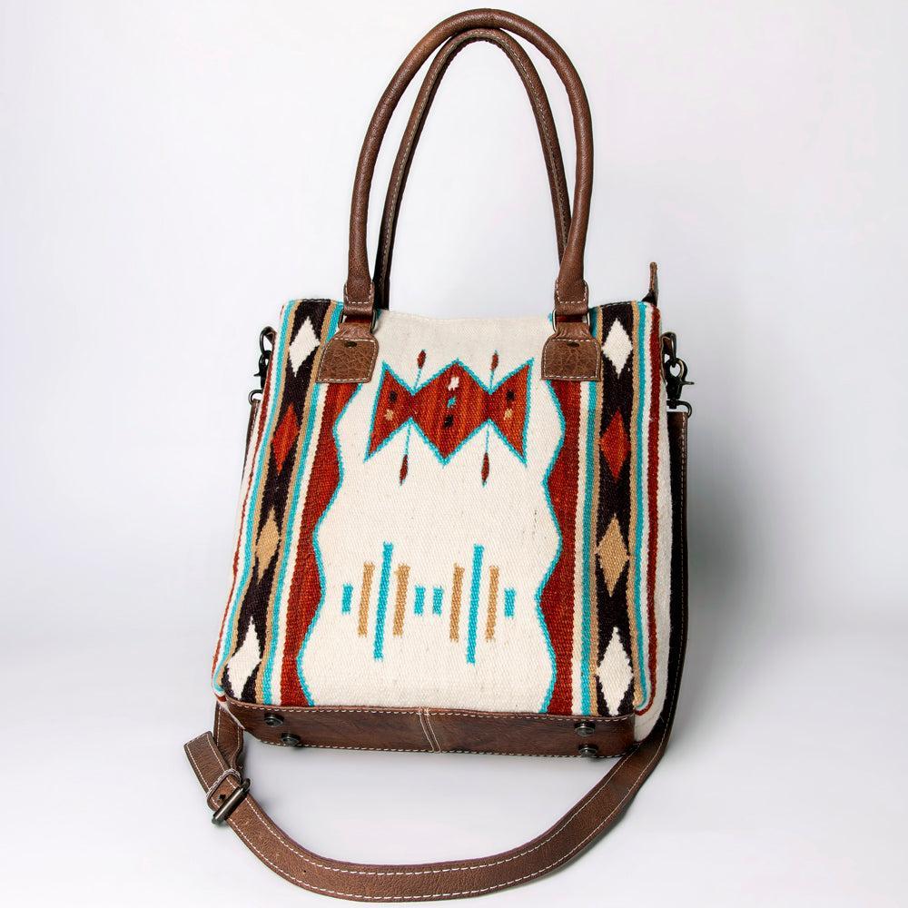 American Darling Tote Saddle Blanket Genuine Leather women bag western handbag purse
