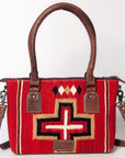 American Darling Tote Saddle Blanket Genuine Leather women bag western handbag purse