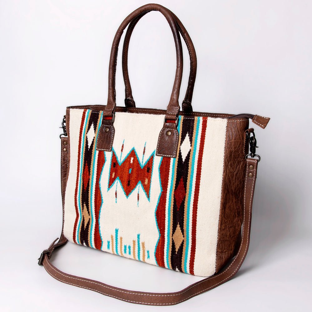 American Darling Tote Saddle Blanket Genuine Leather women bag western handbag purse