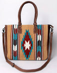 American Darling Tote Saddle Blanket Genuine Leather women bag western handbag purse