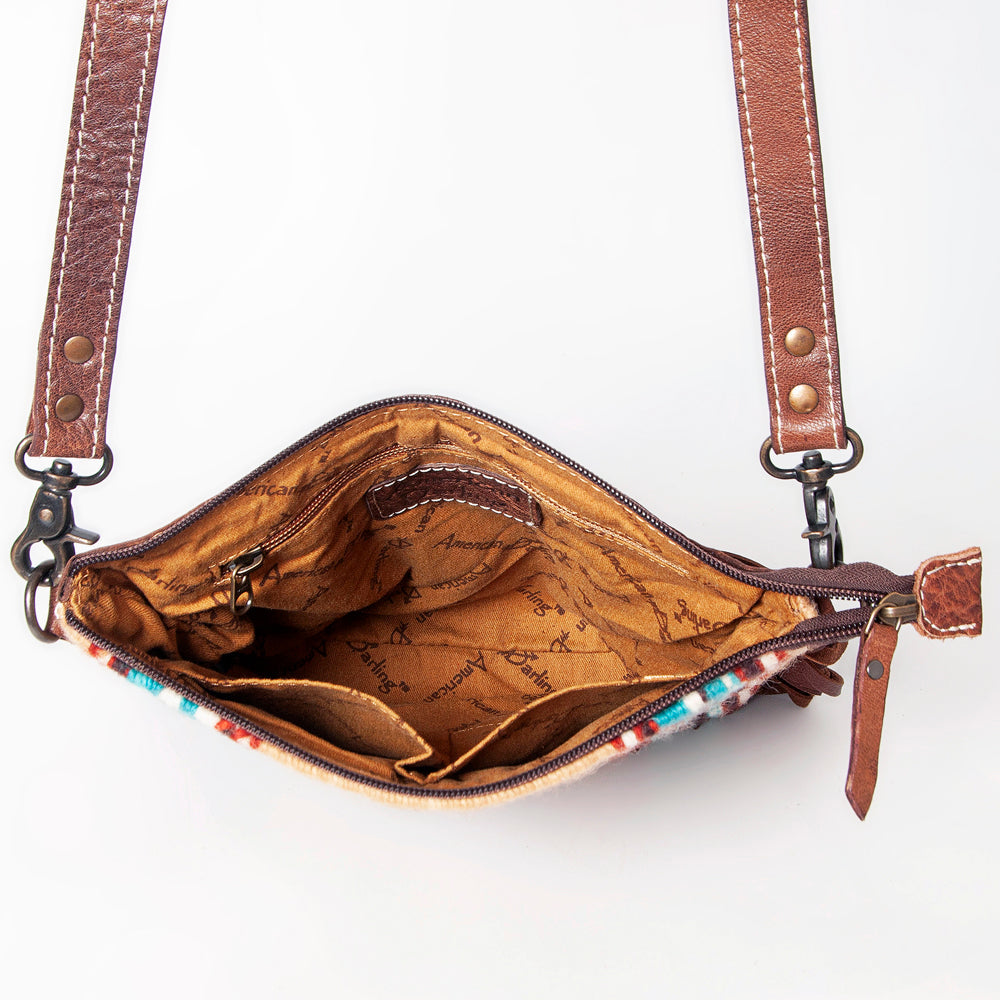 American Darling Cross Body Saddle Blanket Genuine Leather women bag western handbag purse