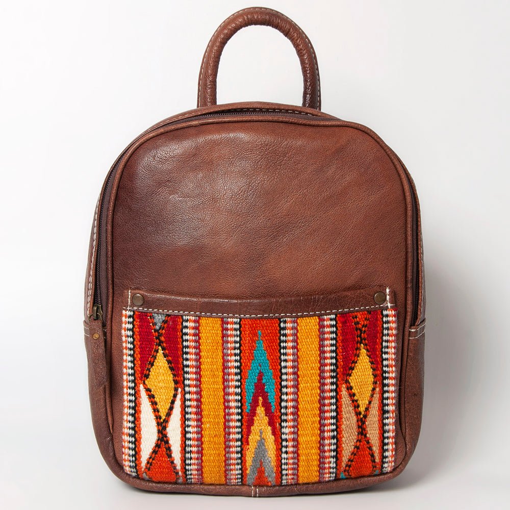 American Darling Backpack Saddle Blanket Genuine Leather women bag western handbag purse