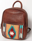 American Darling Backpack Saddle Blanket Genuine Leather women bag western handbag purse