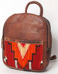 American Darling Backpack Saddle Blanket Genuine Leather women bag western handbag purse