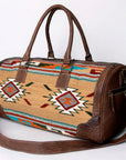 American Darling Duffel Saddle Blanket Genuine Leather women bag western handbag purse