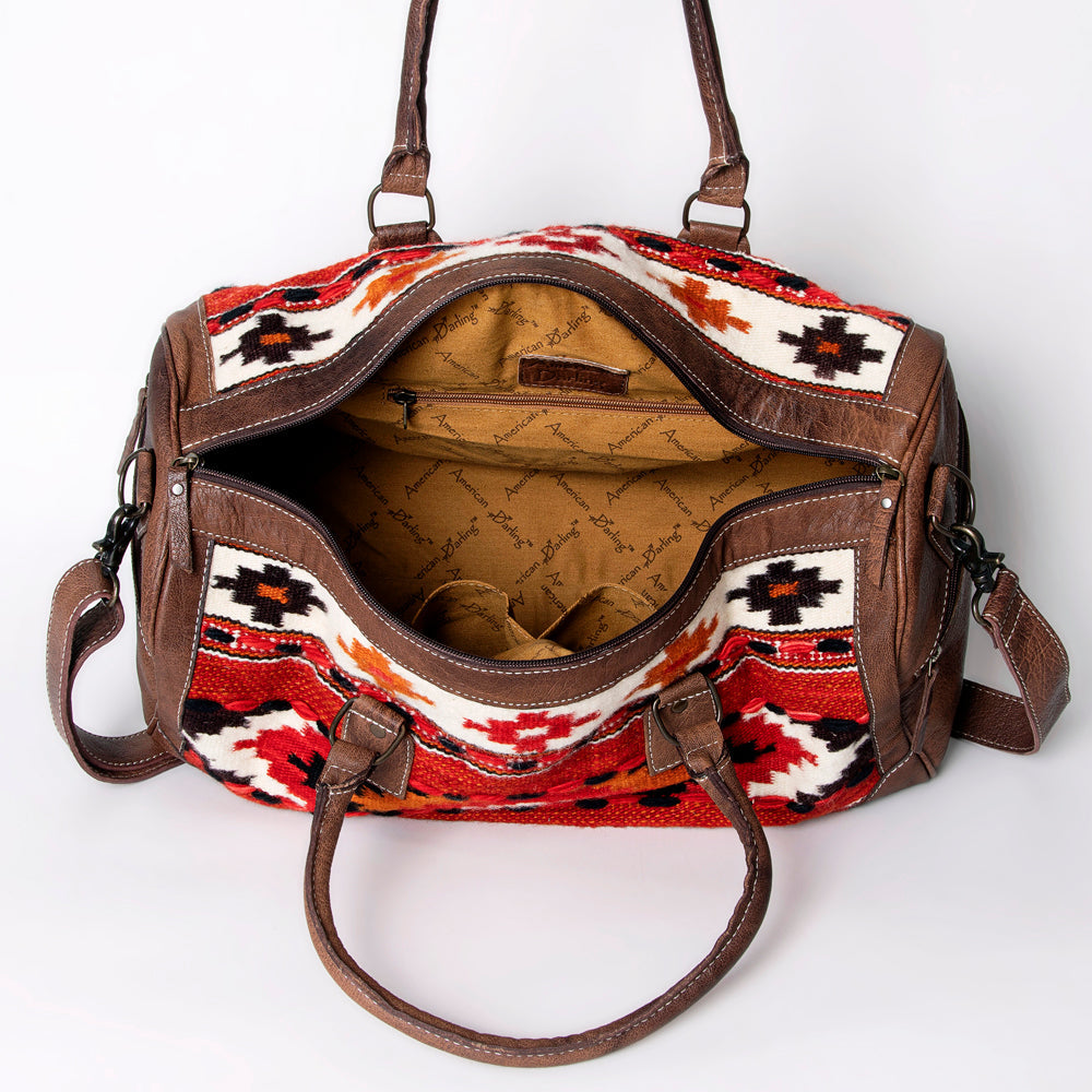 American Darling Duffel Saddle Blanket Genuine Leather women bag western handbag purse