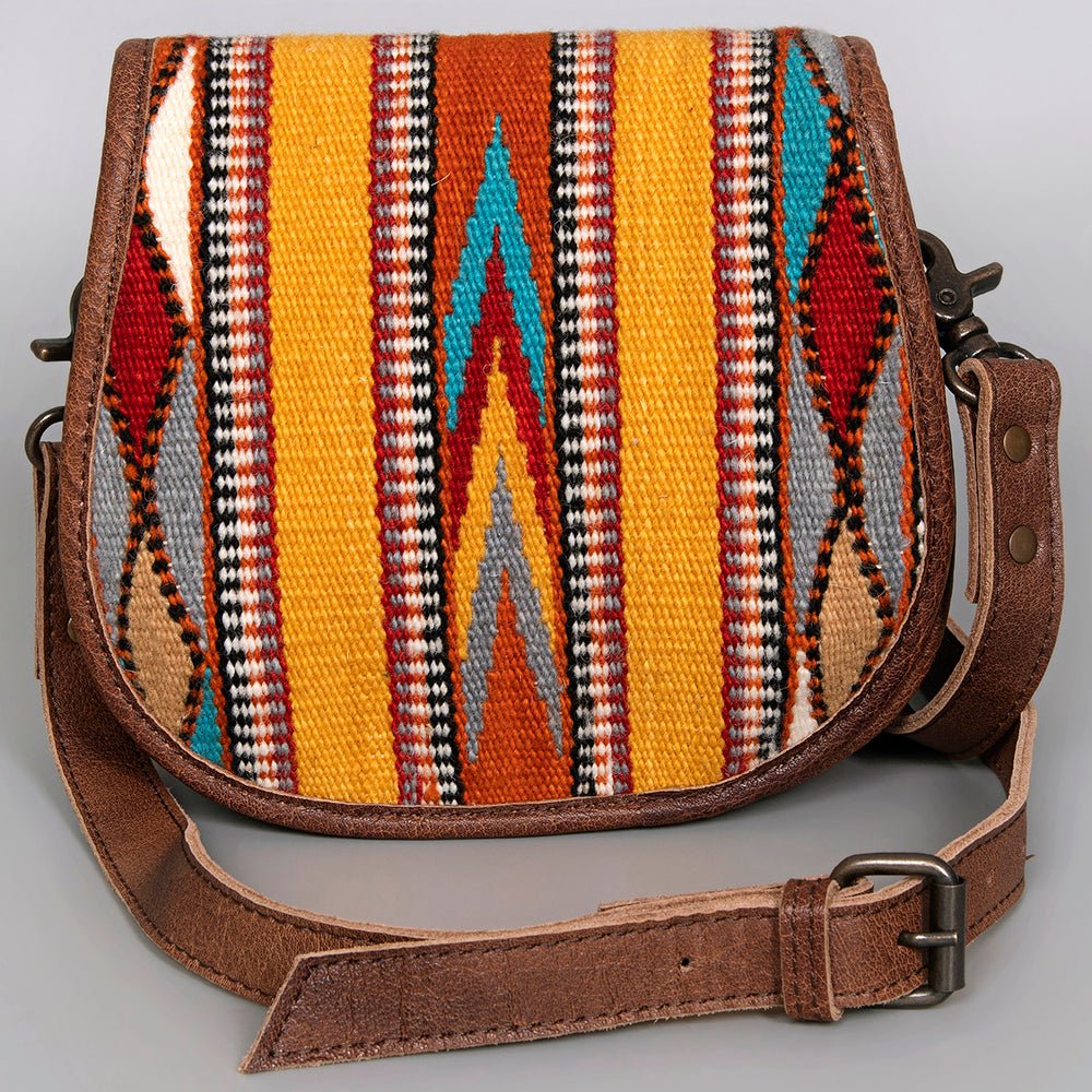 American Darling Cross Body Saddle Blanket Genuine Leather women bag western handbag purse