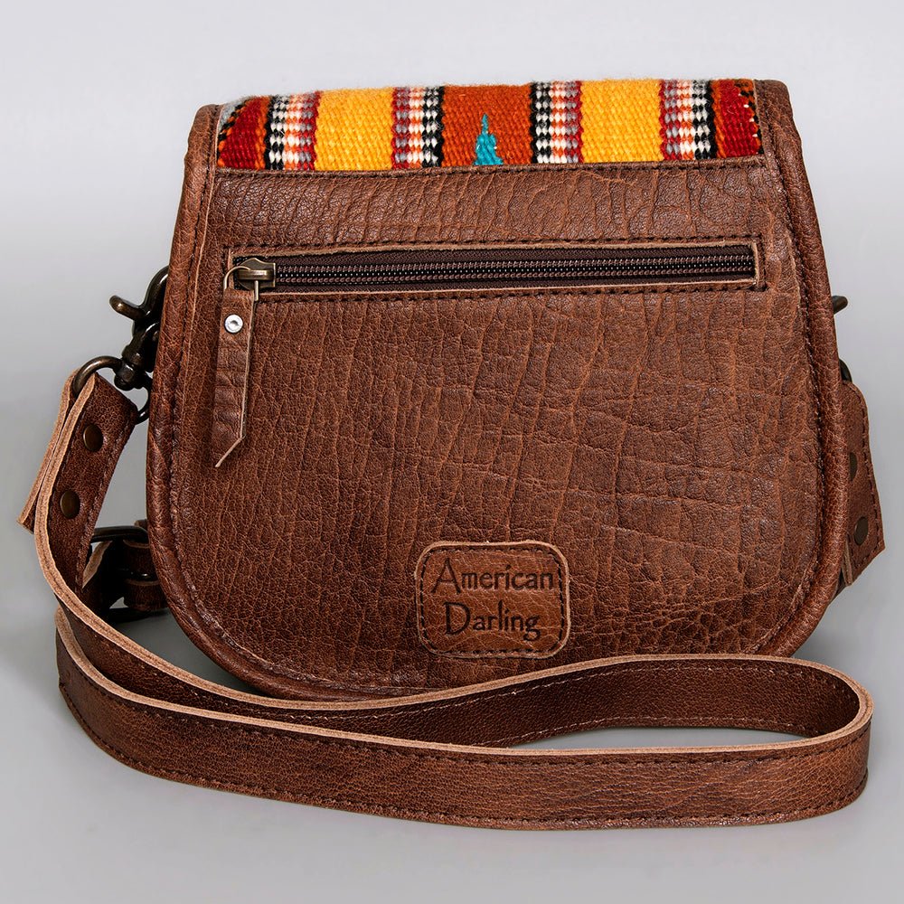 American Darling Cross Body Saddle Blanket Genuine Leather women bag western handbag purse