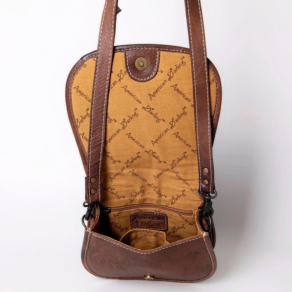 American Darling Cross Body Saddle Blanket Genuine Leather women bag western handbag purse