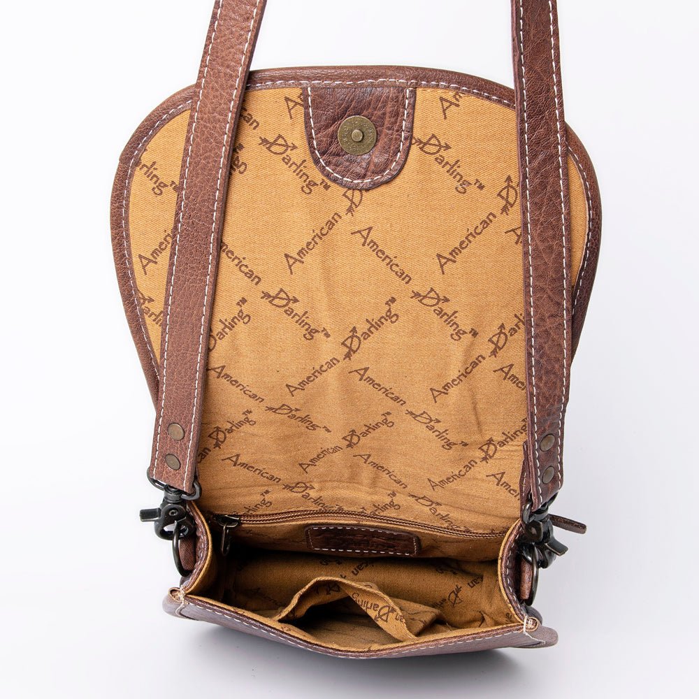 American Darling Cross Body Saddle Blanket Genuine Leather women bag western handbag purse