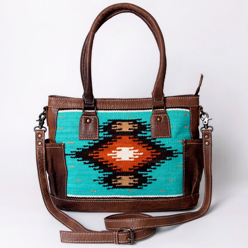 American Darling Tote Saddle Blanket Genuine Leather women bag western handbag purse