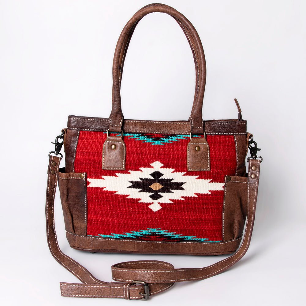 American Darling Tote Saddle Blanket Genuine Leather women bag western handbag purse