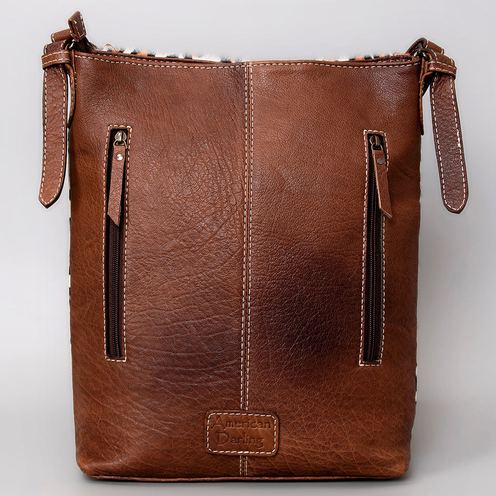 American Darling ADBG1018A Hobo Hair-On Genuine Leather women bag western handbag purse