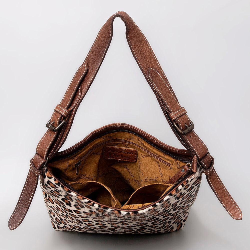 American Darling ADBG1018A Hobo Hair-On Genuine Leather women bag western handbag purse