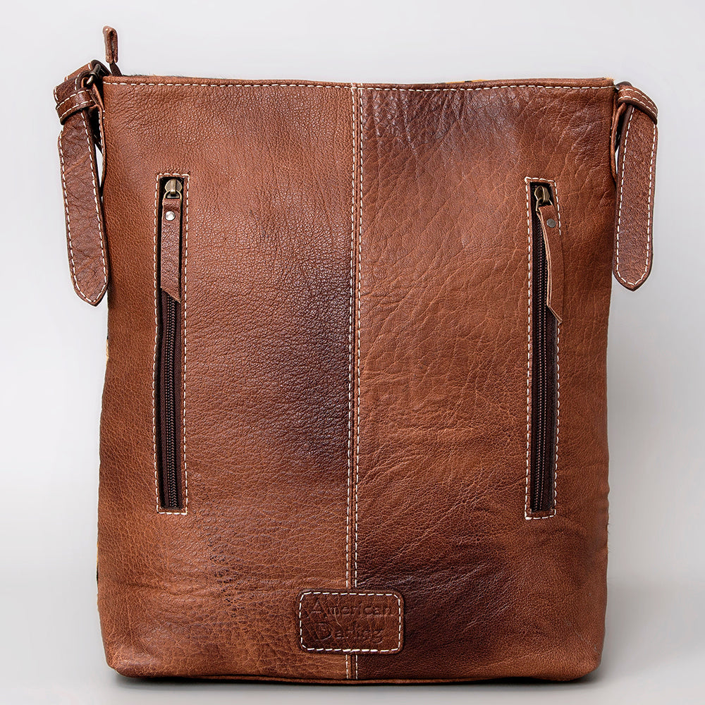 American Darling ADBG1018A Hobo Hair-On Genuine Leather women bag western handbag purse