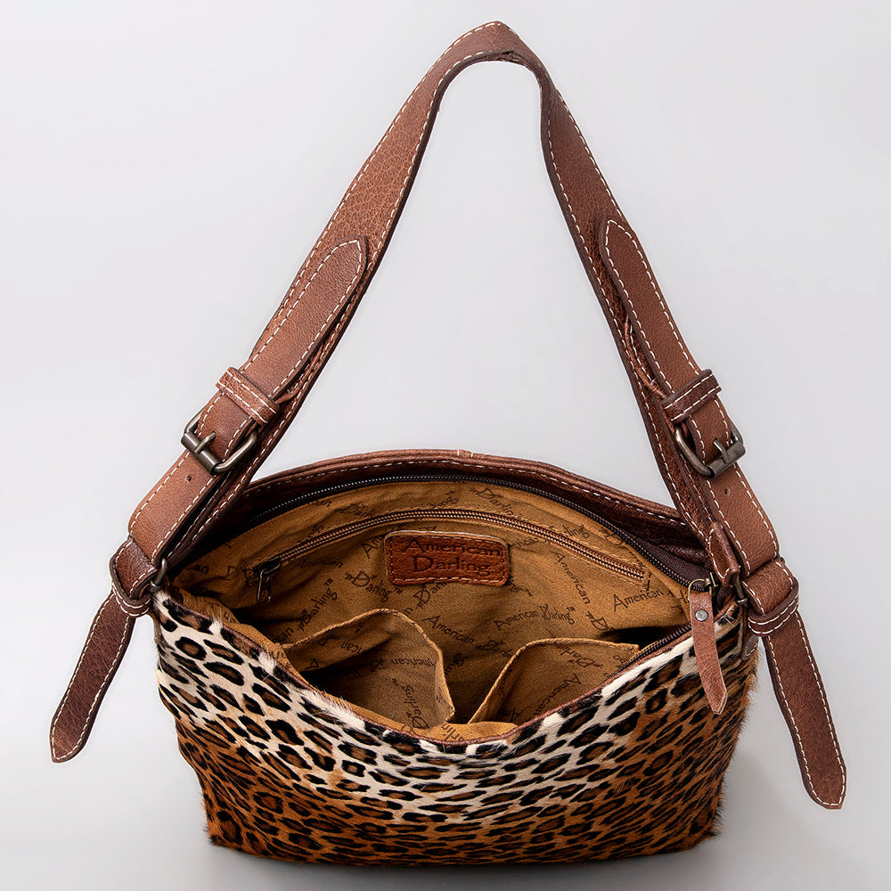 American Darling ADBG1018A Hobo Hair-On Genuine Leather women bag western handbag purse