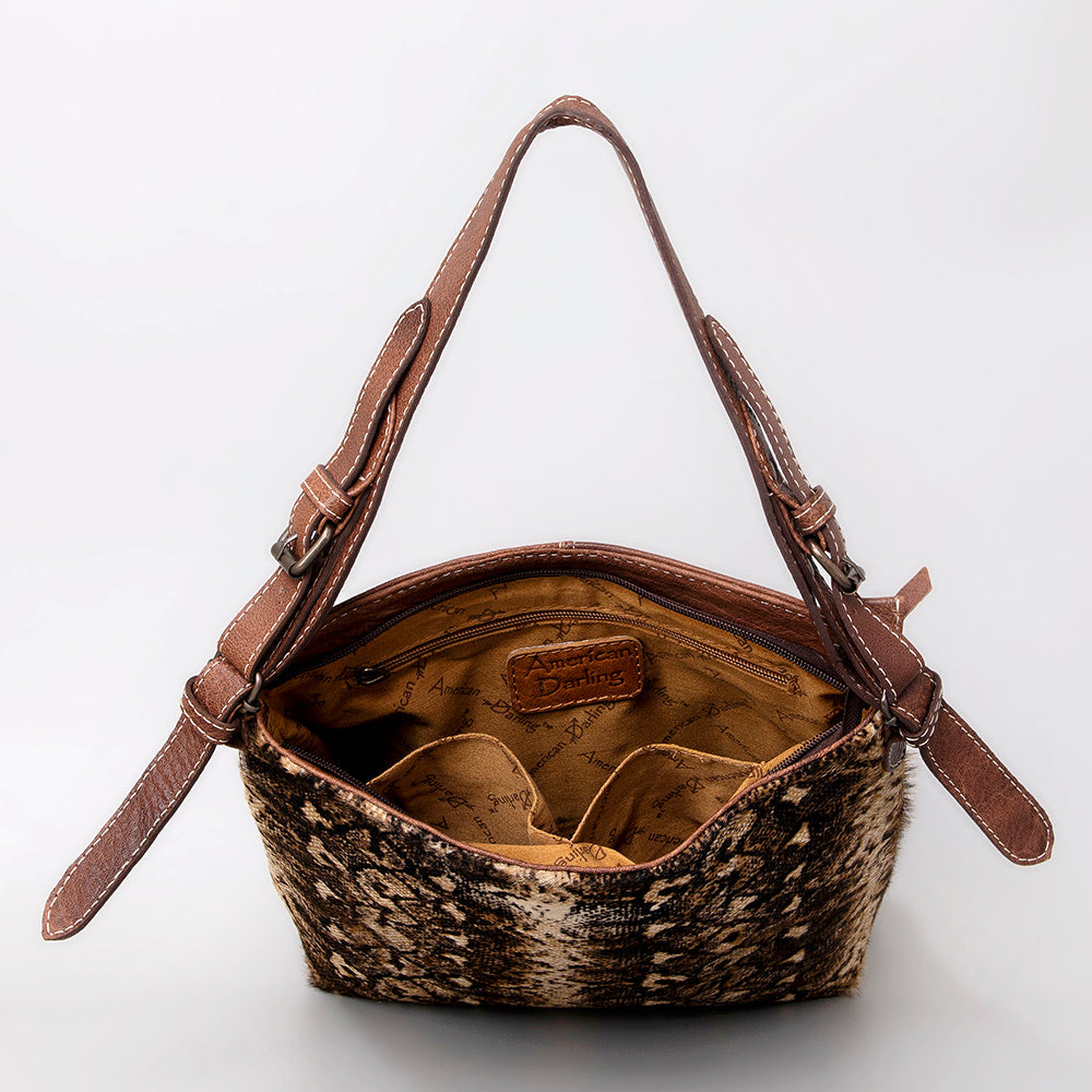 American Darling ADBG1018A Hobo Hair-On Genuine Leather women bag western handbag purse