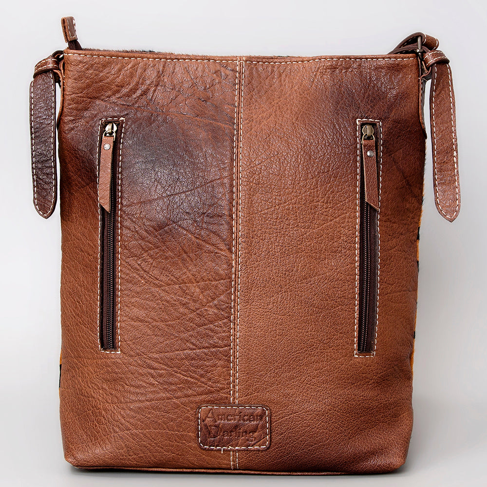 American Darling ADBG1018A Hobo Hair-On Genuine Leather women bag western handbag purse