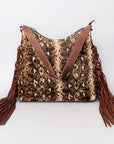 American Darling ADBG1020A Hobo Hair-On Genuine Leather women bag western handbag purse
