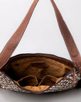 American Darling ADBG1020A Hobo Hair-On Genuine Leather women bag western handbag purse