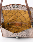 American Darling Coin Purse Crocodile embossed Genuine Leather women bag western handbag purse