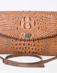 American Darling Coin Purse Crocodile embossed Genuine Leather women bag western handbag purse