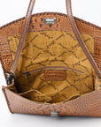 American Darling Coin Purse Crocodile embossed Genuine Leather women bag western handbag purse