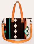 American Darling Tote Saddle Blanket Genuine Leather Women Bag Western Handbag Purse