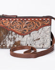 American Darling ADBG1027 Small Crossbody Hand Tooled Genuine Leather Women Bag Western Handbag Purse