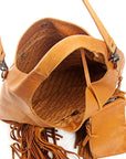 American Darling Hobo Bag Hand Tooled Floral Carved Genuine Leather Western Purse with Buck Stitched Trim & YKK Zipper