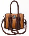 American Darling Duffel Genuine Leather Women Bag Western Handbag Purse
