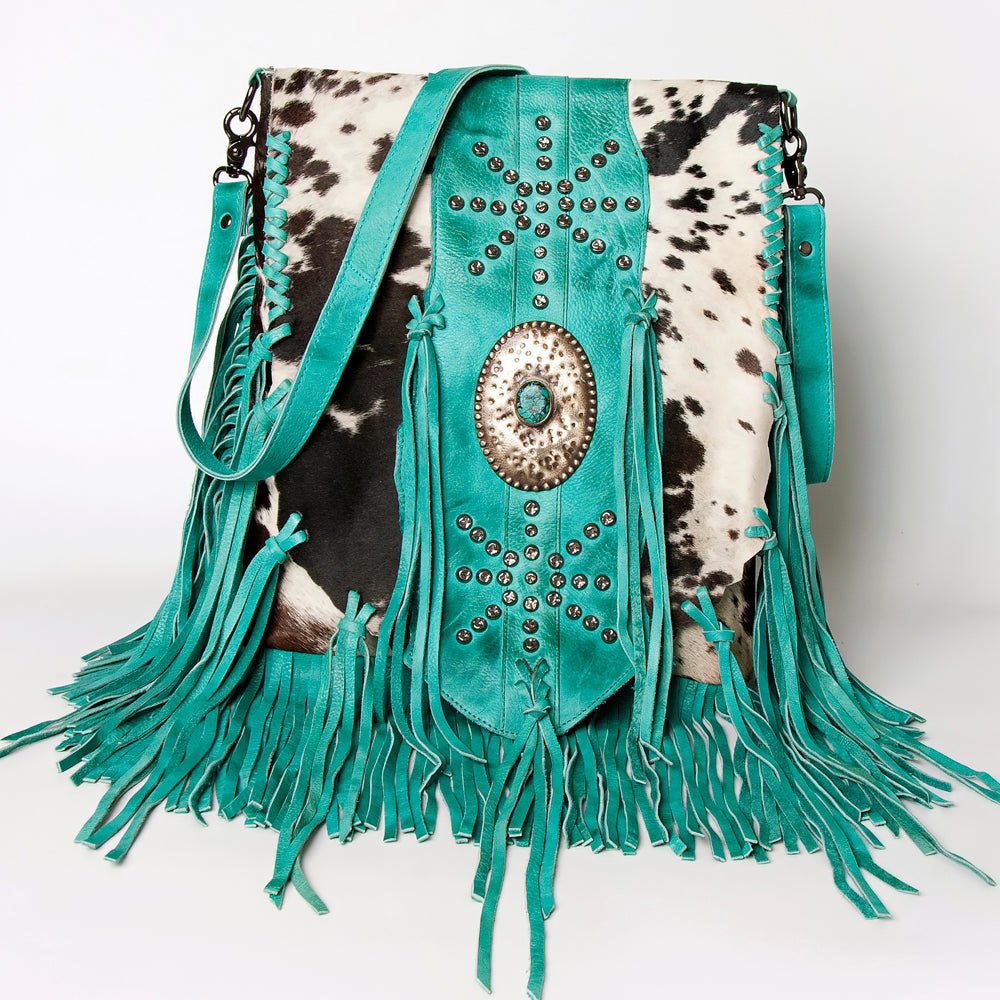 American Darling Large Crossbody Hair On Genuine Leather Women Bag Western Handbag Purse