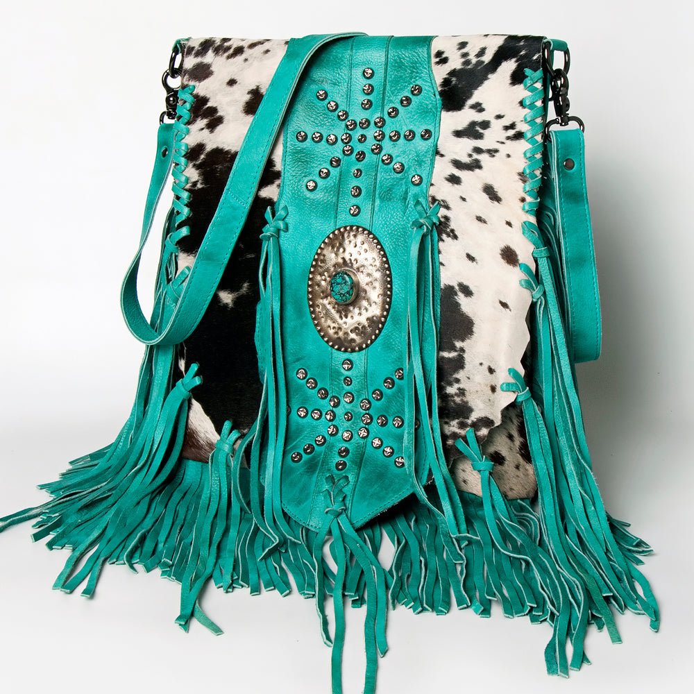 American Darling Large Crossbody Hair On Genuine Leather Women Bag Western Handbag Purse