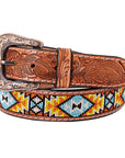 HILASON Hand-Tooled Leather Western Belt Unisex