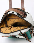 American Darling Hair On Genuine Leather Women Bag Western Handbag Purse