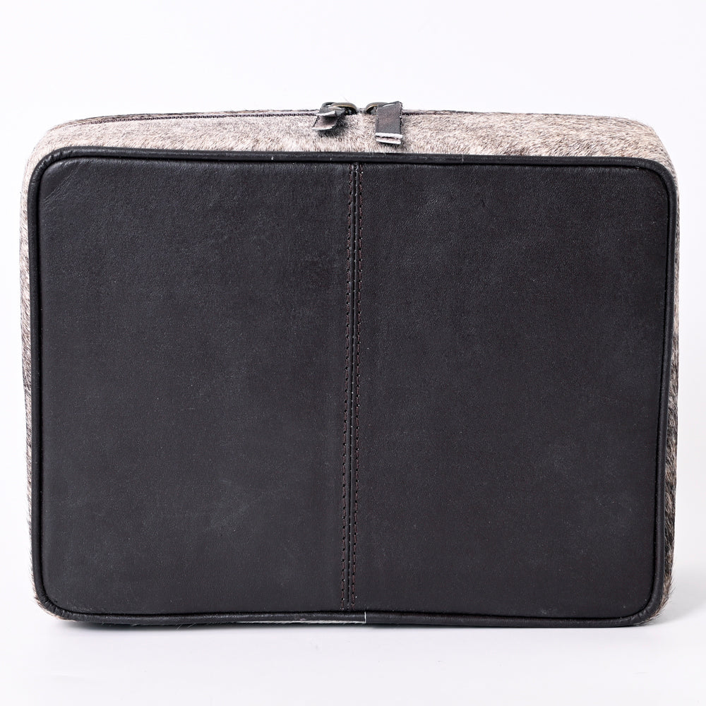 American Darling Jewelry Case Hair-On Genuine Leather Women Bag Western Handbag Purse | Organizer for Travel