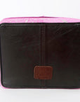 American Darling ADBGA315B Jewelry Case Hair-On Genuine Leather Women Bag Western Handbag Purse