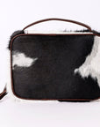 American Darling ADBGA316 Jewelry Case Hand Tooled Hair-On Genuine Leather Women Bag Western Handbag Purse