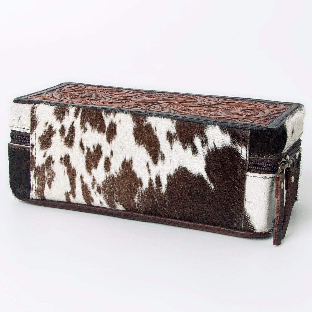 American Darling Jewelry Case Hair-On Genuine Leather Women Bag Western Handbag Purse