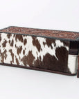 American Darling Jewelry Case Hair-On Genuine Leather Women Bag Western Handbag Purse