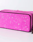American Darling Jewelry Case Hair-On Genuine Leather Women Bag Western Handbag Purse