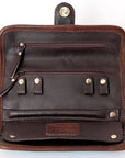 American Darling Jewelry Case Hand Tooled Saddle Blanket Genuine Leather Women Bag Western Handbag Purse